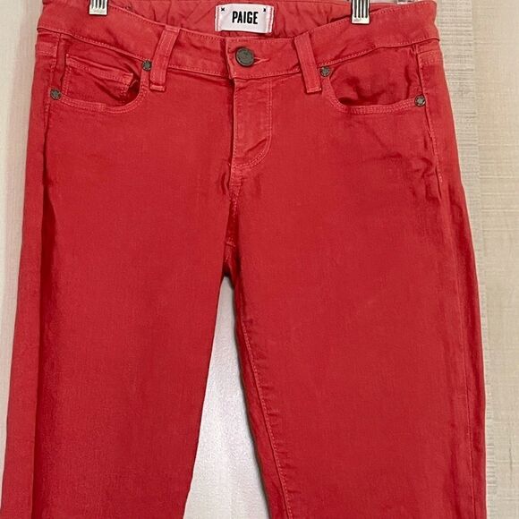 Paige skyline ankle peg jeans,‎ orange sunset sz 26 - Picture 10 of 16